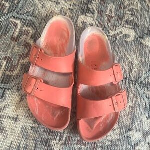 Rare water Birkenstocks tie die